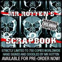 Mr Rotten's Scrapbook - Strictly Limited Edition High-End Photo Book