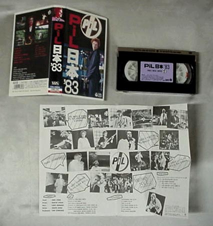 Live in Japan 83 video. Japanese import. 