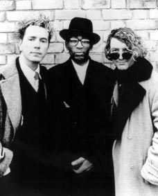 John Lydon, John Mcgeoch & Allan Dias, 'That What is Not' promo pic, 1992 © Schoerner