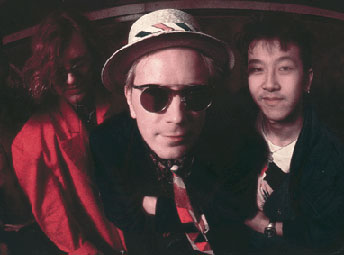 PiL 1989: John McGeoch, Lydon, Ted Chau © Ross Halfin