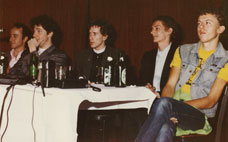 PiL press conference, San Francisco 181 Club, November 4 1982 © Maureen Baker, courtesy Bob Tulipan