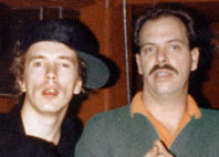 John Lydon & Bob Miller,  1982 © Bob Miller