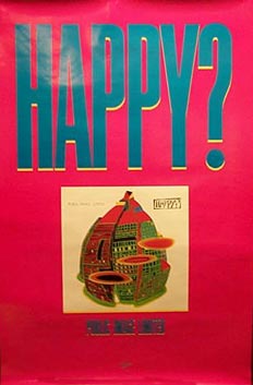 PiL - Happy? Large Promo Poster