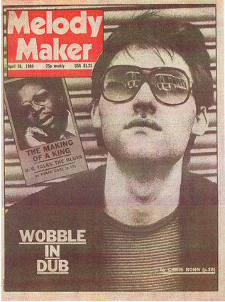 Jah Wobble: Melody Maker, April 26th, 1980.