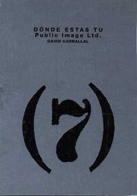 PiL - Donde Estas Tu Public Image Ltd’ Fanzine/Book 