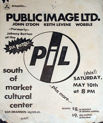 San Francisco, South of Market Cultural Center, USA, May 10th 1980 Flyer / Poster
