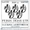 PiL - LA, Olympic Auditorium, USA 16.11.84 Flyer / Poster