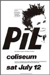 PiL - Austin, Coliseum, USA 12.7.86Gig Poster