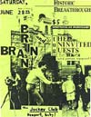 PiL - Brian Brain - Newport (Kentucky), Jockey Club, USA 28.6.85 Poster / Flyer