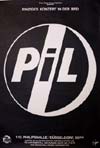 PiL - Dusseldorf, Philipshalle, Germany 1.12.83Gig Poster