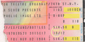 Beacon Theatre Ticket