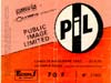 PiL - Paris, Olympia 28.11.83 Gig Ticket